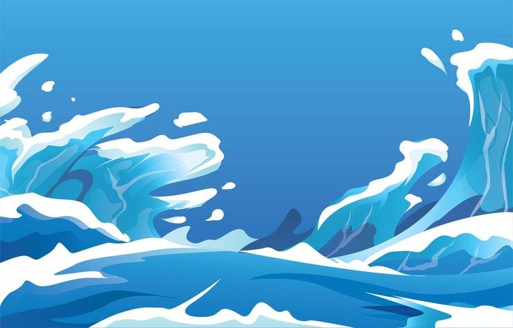 Water Splash Ocean Background