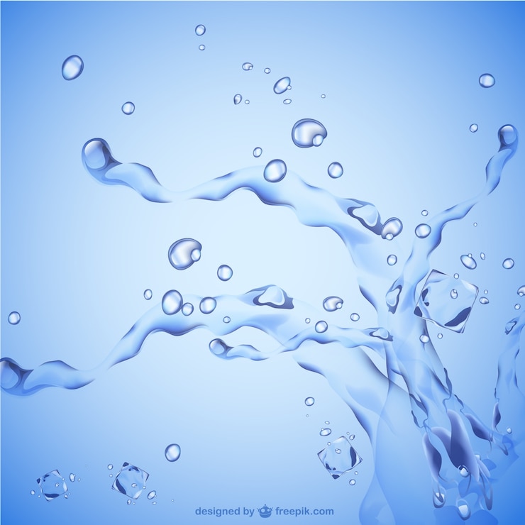 वेक्टर water splashing background