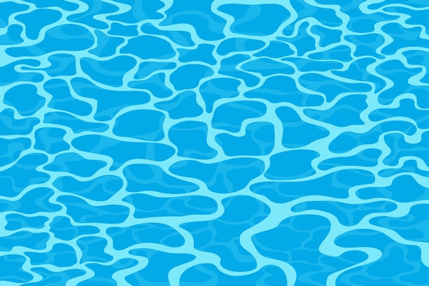 Vector water texture top view background