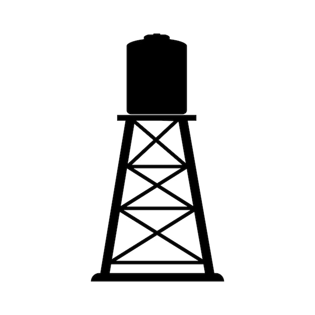 Water tower vector icon