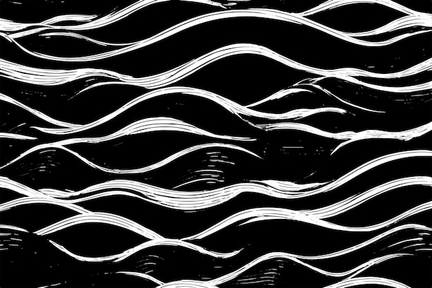 Premium Vector | Water wave black texture vector illustration black and
