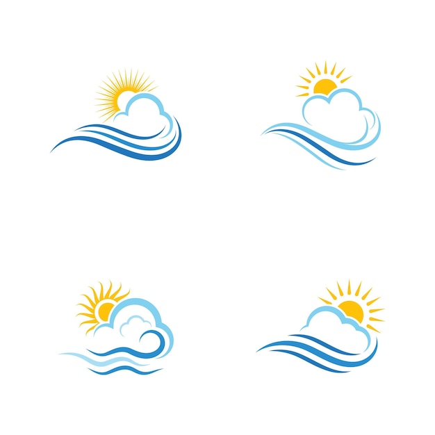 Water wave icon vector design