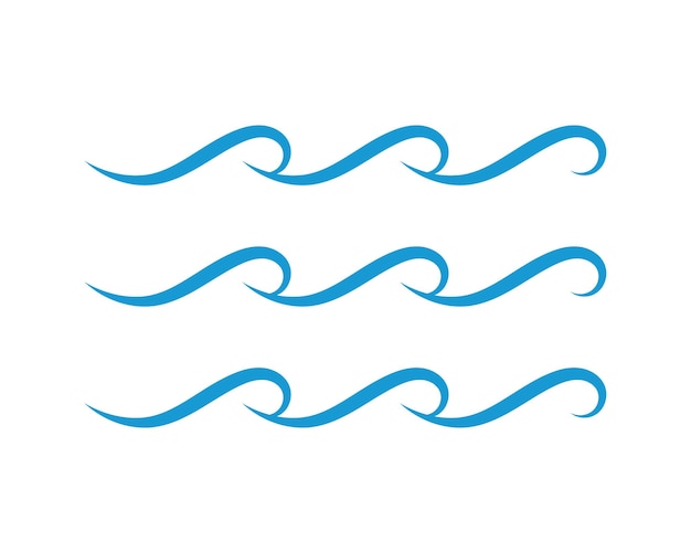 Water wave icon vector illustration