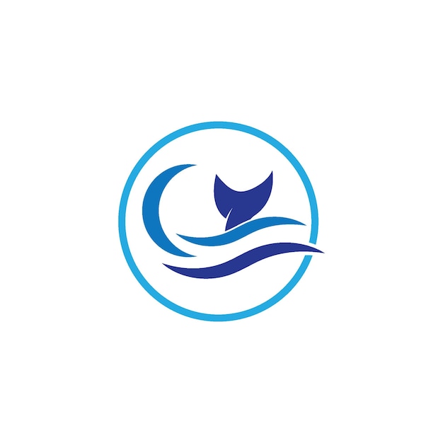 Premium Vector | Water wave icon vector