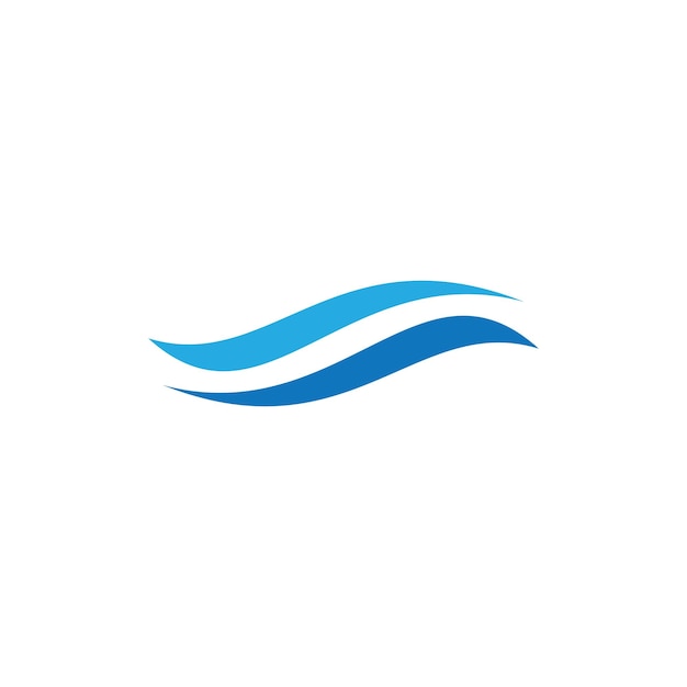 Water Wave illustratie logo sjabloon vector