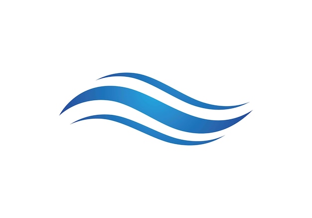 Water Wave Logo Template