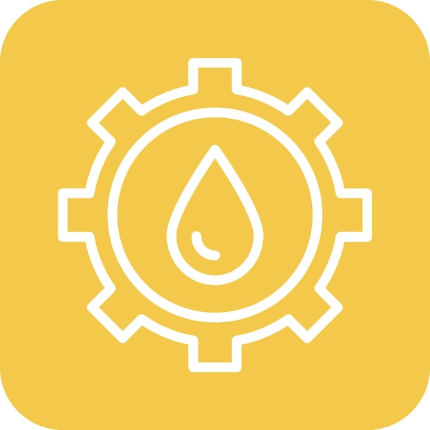 Waterbeheer vector icoon illustratie van Smart City icoon set