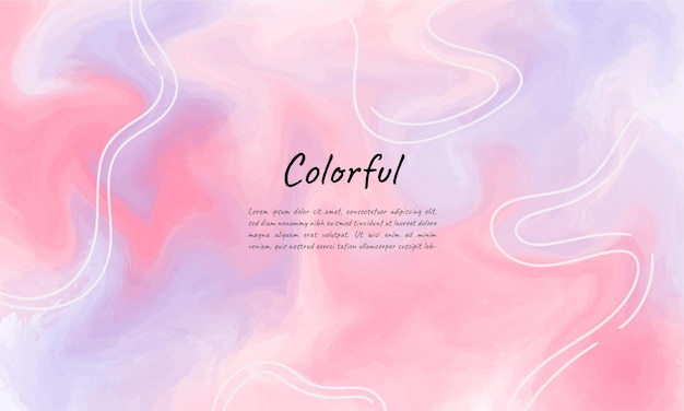 watercolor abstract background vector design