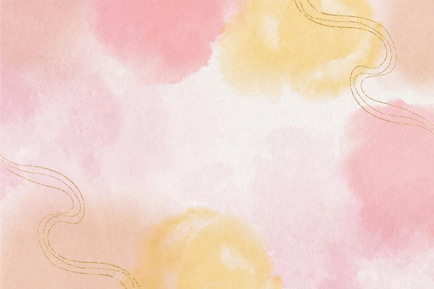 Watercolor abstract background with painted stains