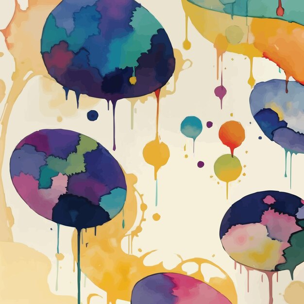 Watercolor abstract background