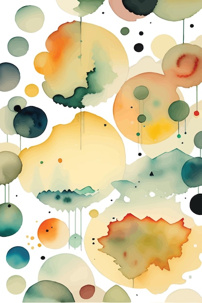 Vector watercolor abstract background