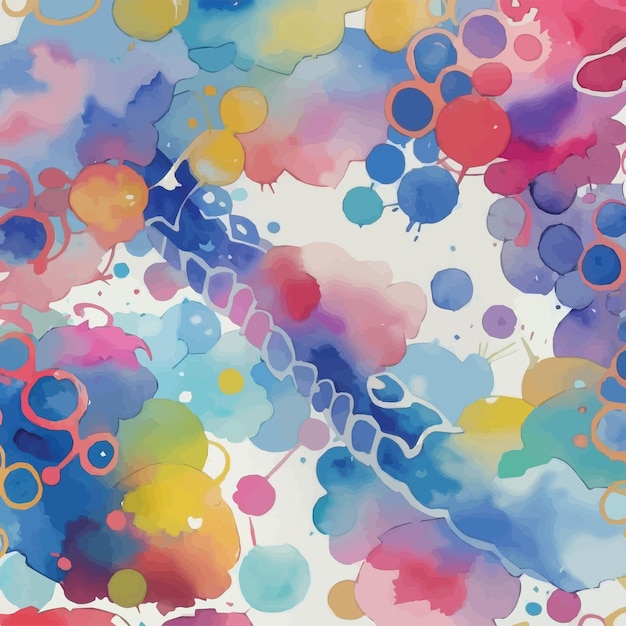 Vector watercolor abstract background