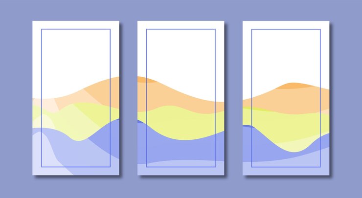 Vector watercolor abstract frame background