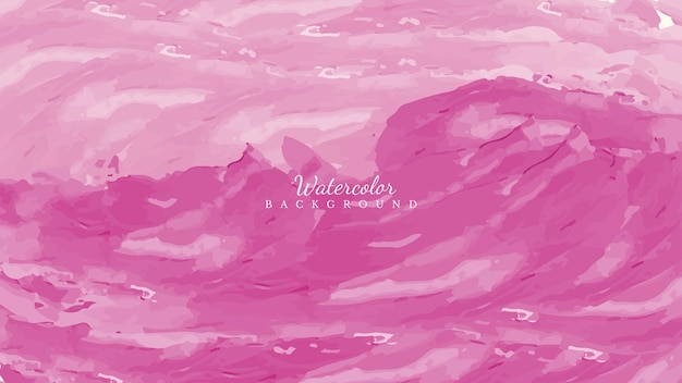 Watercolor abstract stains pink background