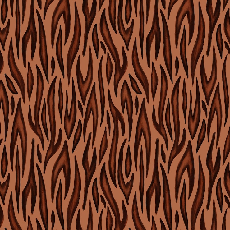 Vector watercolor animal print pattern