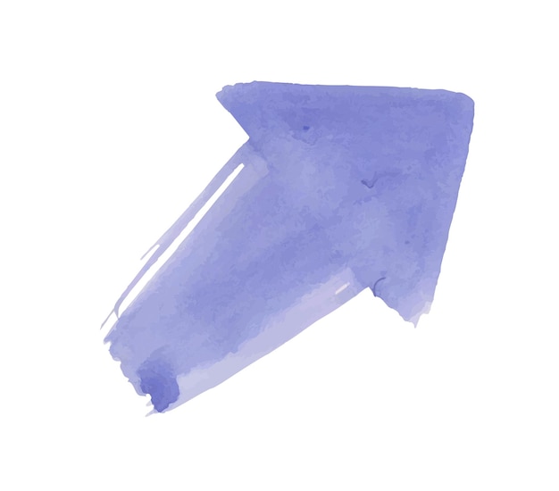 Watercolor arrow