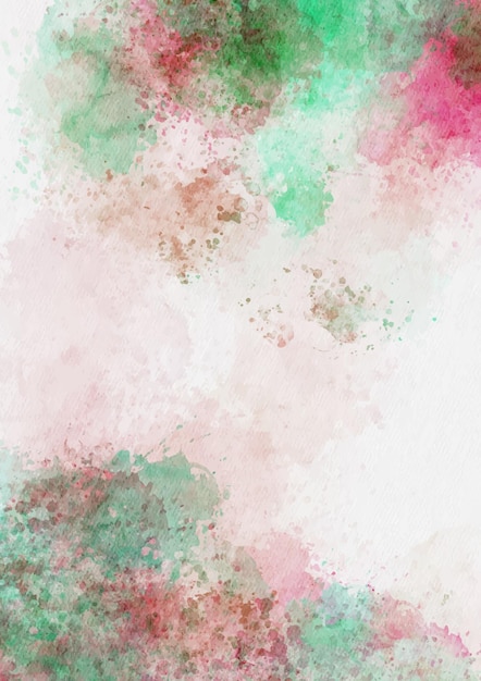 Vector watercolor background cover