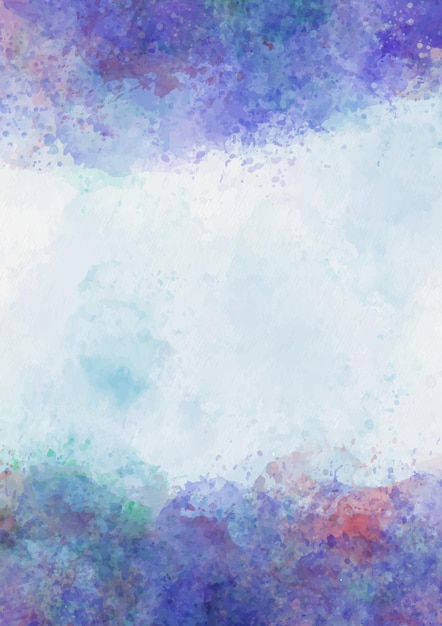 Watercolor background cover