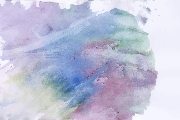 Watercolor background vector hand drawn multicolors