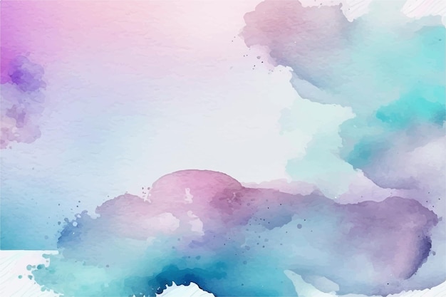 A watercolor background with a pink and blue background.