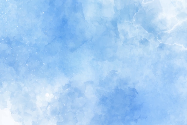 Vector watercolor blue background