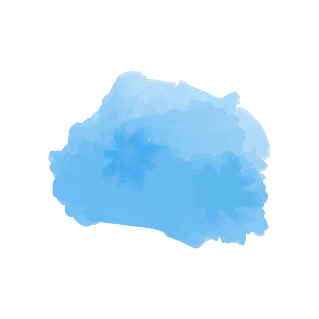 水彩の青い汚れのテクスチャです。