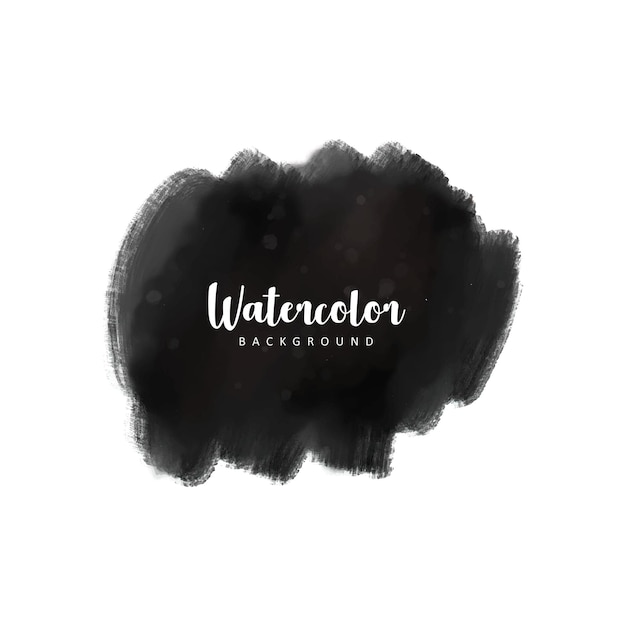 Vector watercolor brush stroke background