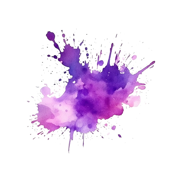 Watercolor brush stroke and texture Grunge vector abstract hand painted element