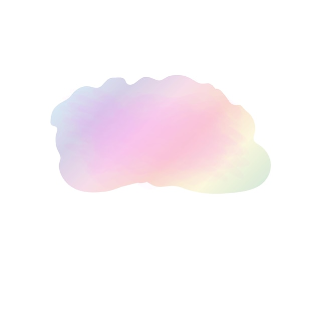 Watercolor brush stroke. Vector graphics