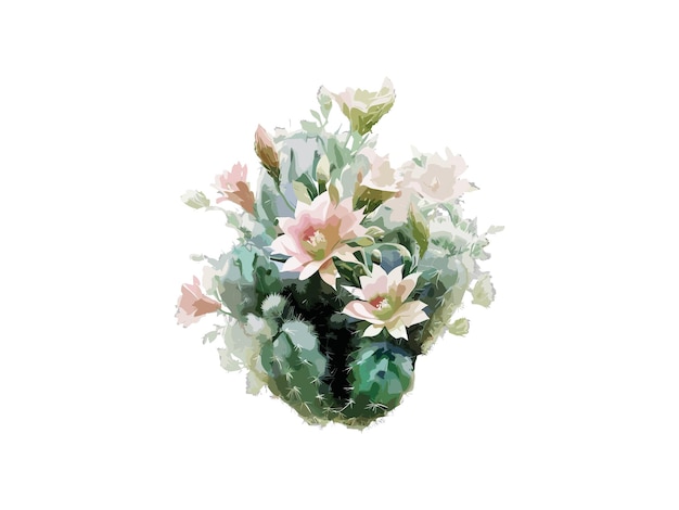 Watercolor Cactus