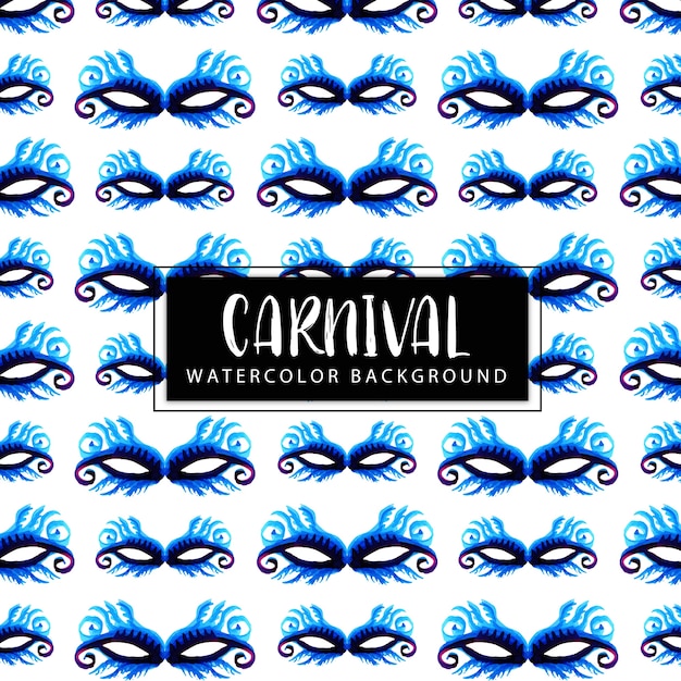 Watercolor carnival background