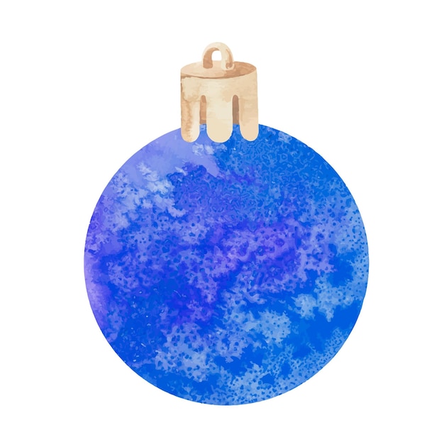 Watercolor Christmas decoration