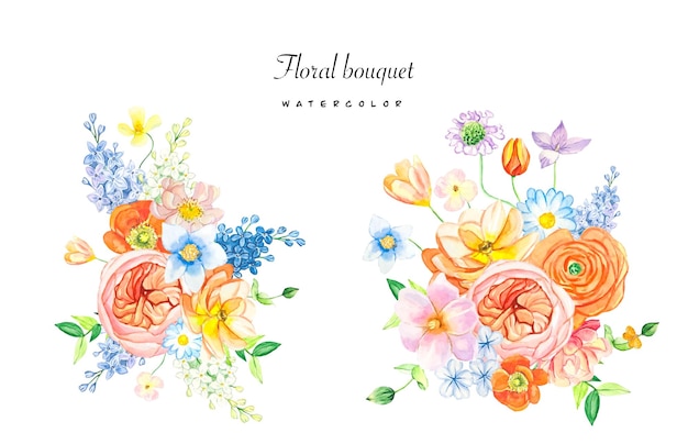 ベクトル ライラックの夏の花の水彩画の構成