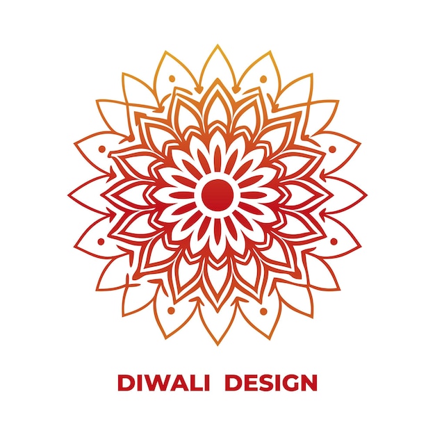 watercolor diwali mandala background