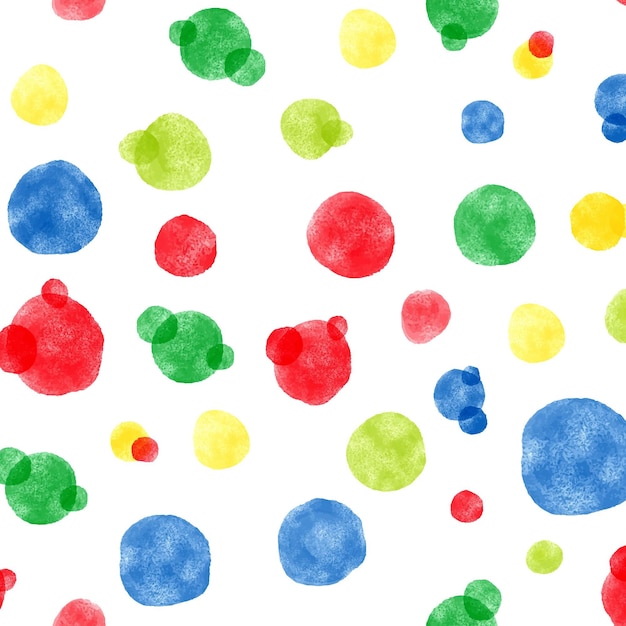 Watercolor dotty pattern