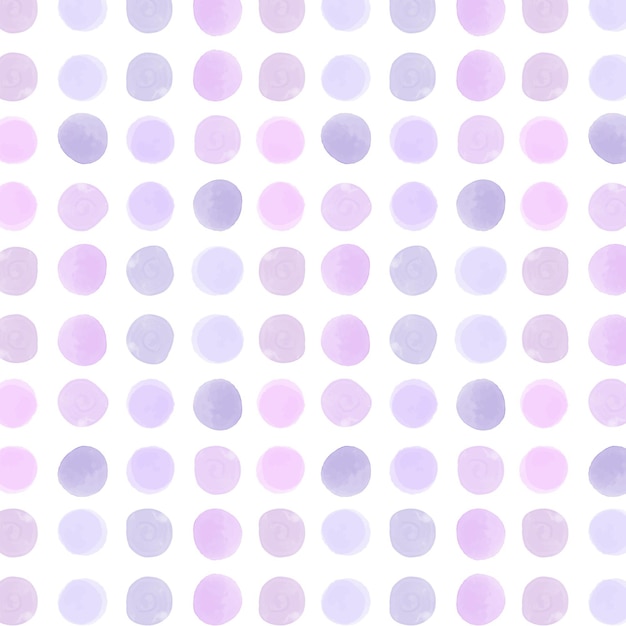 Vector watercolor dotty pattern