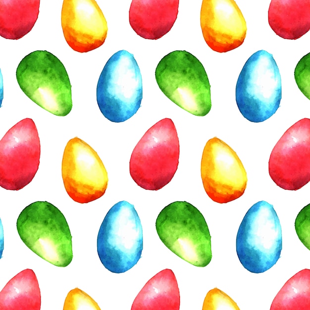 Watercolor Easter Background