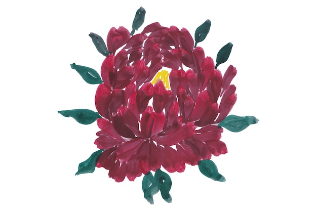 Illustrazione di bouquet floreale dell'acquerello