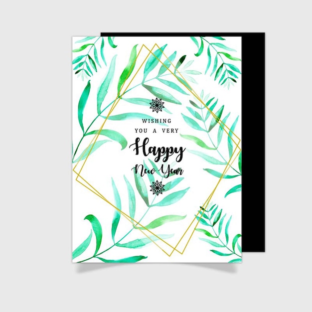 Акварельные цветочные поздравительные открытки
