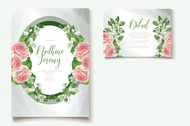 WATERCOLOR FLORAL INVITATION