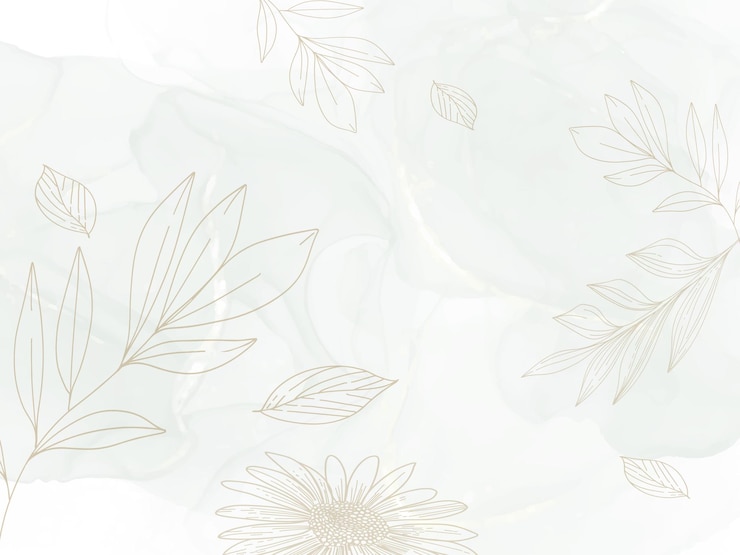 Vector バナーとフレームの水彩画の花と葉の背景