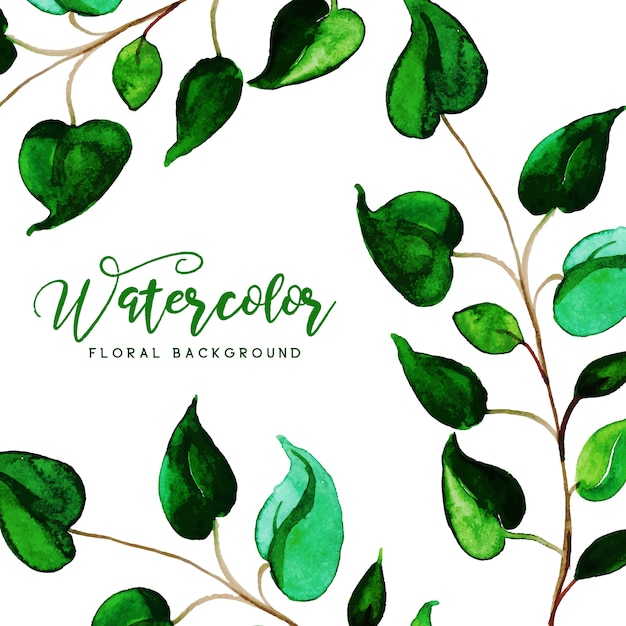 Watercolor Floral Multipurpose Background