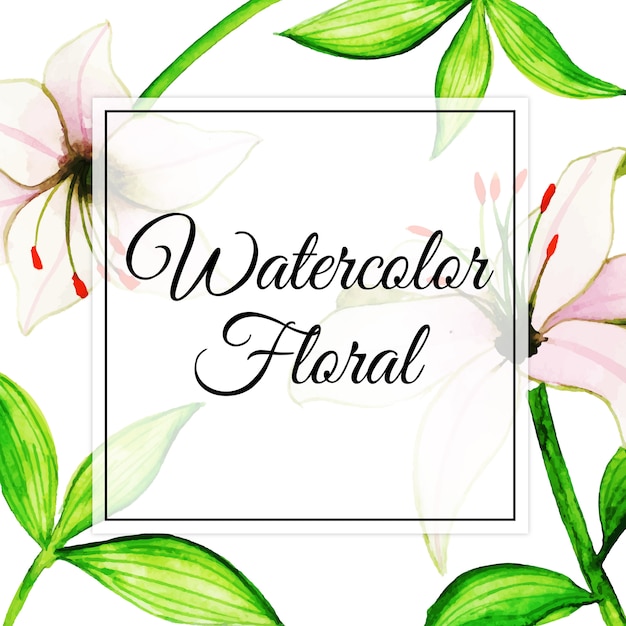 Watercolor Floral Multipurpose Background