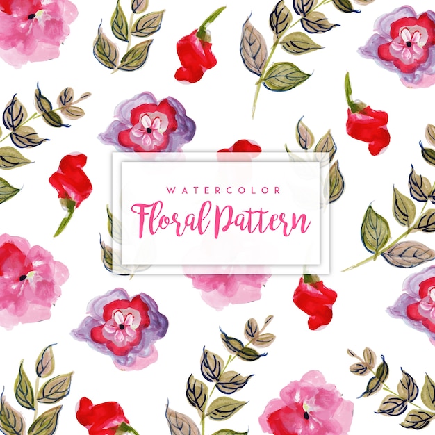 Watercolor Floral Multipurpose Background