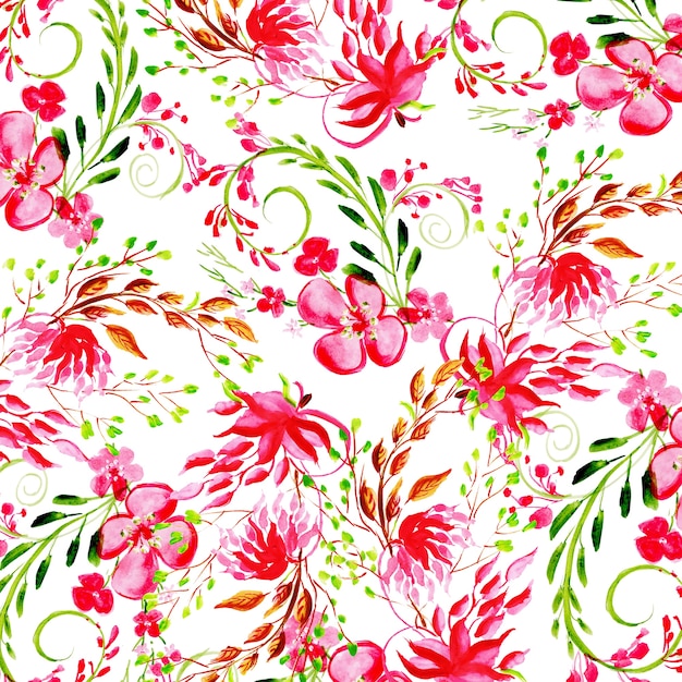 Watercolor Floral Multipurpose Background