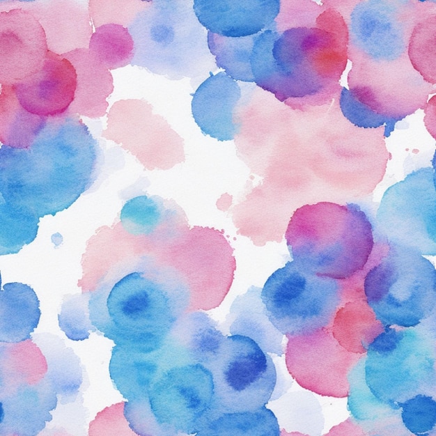 watercolor Flower sublimation seamless pattern