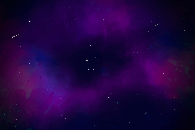 Watercolor galaxy background