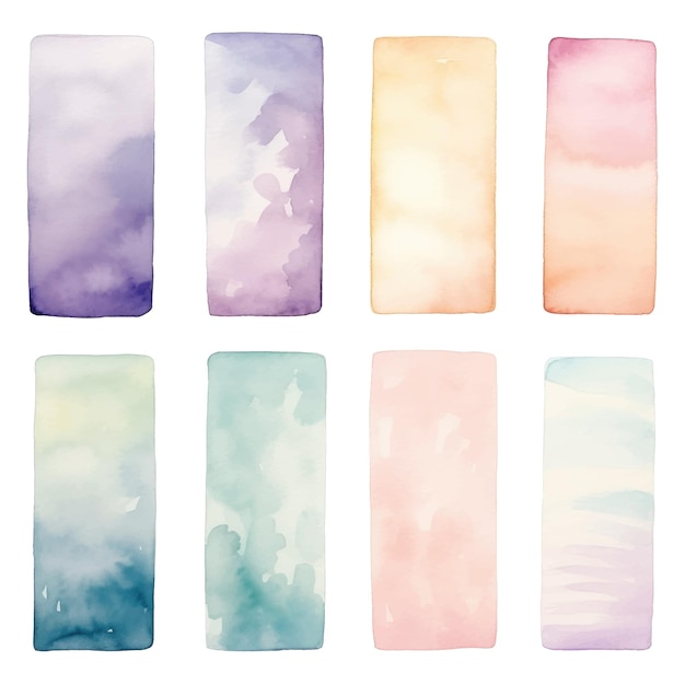 Watercolor gift boxes hand drawn illustration isolated on white background