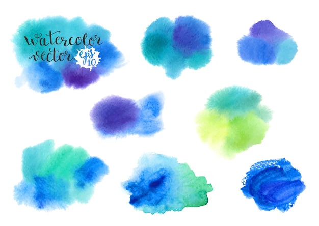 Watercolor hand painted background