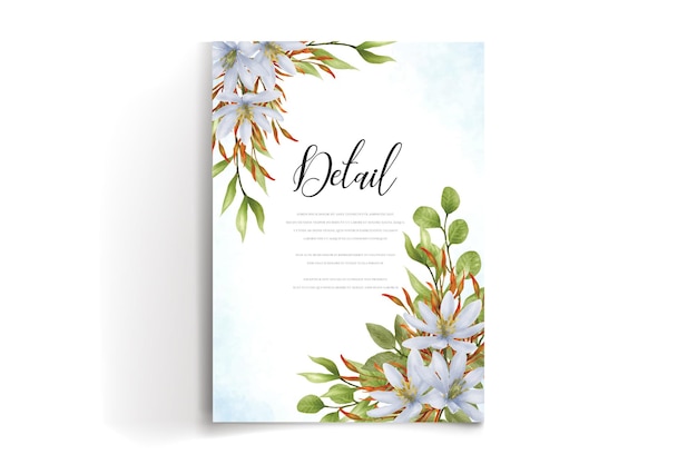 WATERCOLOR INVITATION